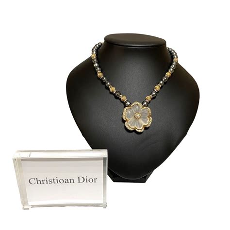 dior necjlace|genuine christian Dior necklace.